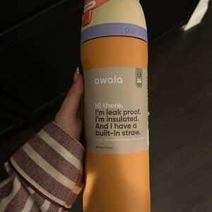 Owala Orange Insulated Water Bottle